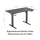 SILVER MONKEY Biurko elektryczne ED-120 black SMM024 - 1162803 - zdjęcie 3